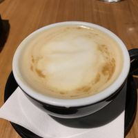 Very decent soy flat white  at Groove Train in Greensborough