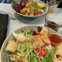 Asian bowl and Californian bowl at Yummy Bowl in Brussels