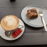 Peanut butter cookie slice at Suzie's Cup of Joy in Cleethorpes