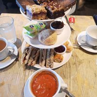 Lovely vegan festive afternoon tea. Very friendly staff and very tasty food with generous portions. at Suzie's Cup of Joy in Cleethorpes
