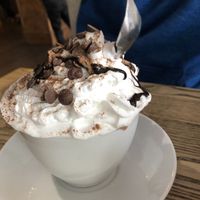 Hot chocolate at Suzie's Cup of Joy in Cleethorpes