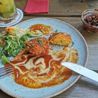 Starter lentil patties at Sigiriya in Berlin