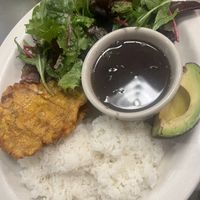 Vegan combo plate  at Sol Food in San Rafael
