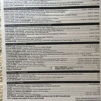 Menu2 at Sol Food in San Rafael