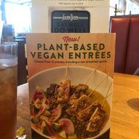 Plant based options  at Silver Diner in Elkridge