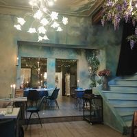 Beautiful decorated at Epiphany's Kitchen in Ghent