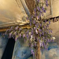 Dreamy flowers inside at Epiphany's Kitchen in Ghent