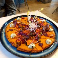 butternut 'pizza' at Epiphany's Kitchen in Ghent
