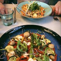 Plantbased pizza and pasta at Epiphany's Kitchen in Ghent