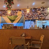 Indoor area at Hummus Bar in Haifa