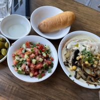 Hummus at Hummus Bar in Haifa