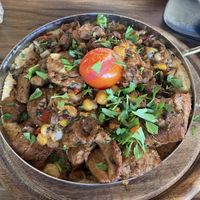 Asado “meat"  at Hummus Bar in Haifa