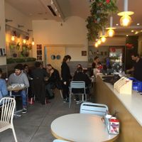 Interior at Hummus Bar in Haifa
