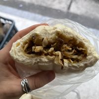 Bamboo shoots baozi ($28)  at Liu Jin Vegetarian Buns in Taipei