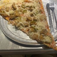 Tempeh is a great topping!  at Lazy Moon Pizza - Colonial Dr in Orlando