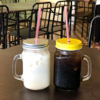 Soya soy and pat poh at Tanny Vegetarian House in Penang