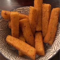 Polenta fries at Spagalimis - Central in Christchurch