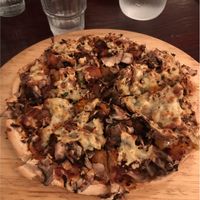Roast vegan pizza at Spagalimis - Central in Christchurch