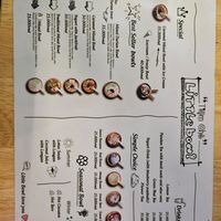 Menu at Little Bowl in Hanoi