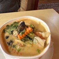 Tom Kha soup - delicious   at Thai Thani in Tauranga