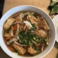 tofu and veggie pho  at Banh Mi Bay in London