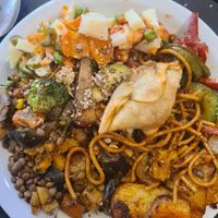 buffet at Govinda - Godoy Cruz in Mendoza