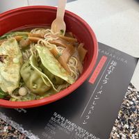 Vegetable Gyoza and Kimchi Ramen  at Kamakura in Belfast