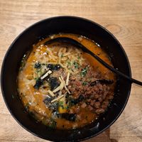 Tantan men Ramen with vegan minced meat at Negishi in Zug