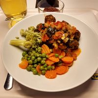 Modified veggie balls at IKEA in Lyssach