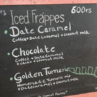 Menu  at Cruising Smoothly in Weligama