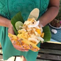 Pineapple, mango, passion! 😍😍😍  at Cruising Smoothly in Weligama