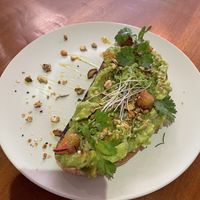 Avocado toast  at Cafe Kumbuk in Colombo