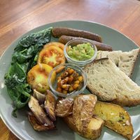 Vegan breakfast   at Cafe Kumbuk in Colombo