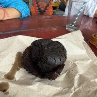 Vegan chocolate muffin  at Brown Bread Bakery in Varanasi
