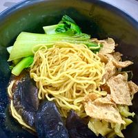 干捞面 👎🏼  overcooked noodles    at V4Vegetarian 無極齋 in West Singapore