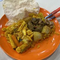 Briyani (黄姜饭) at Happy Vegetarian 开心素食 - Blk 106 Hougang in Northeast Singapore