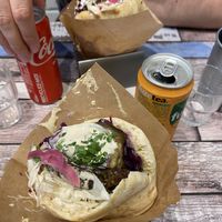 Smashed Falafel Pita   at Pita Paris in Paris