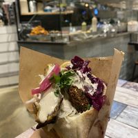 Pita falafel  at Pita Paris in Paris