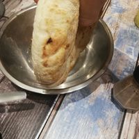 Pita, very thick and fluffy and delicious at Pita Paris in Paris