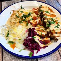 Aubergine plate (vegan) at Pita Paris in Paris