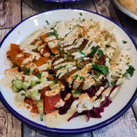 Falafel plate (vegan) at Pita Paris in Paris