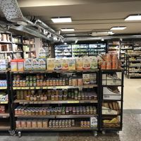 Inside  at Organic market in Barcelona