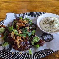 Mushroom wings at BA-HA in Birmingham