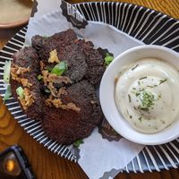 Mushroom wings with garlic butter at BA-HA in Birmingham