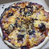 bbq chick pizza  at BA-HA in Birmingham