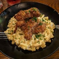 Mac'n'cheese with chick'n at BA-HA in Birmingham