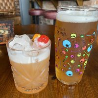 Whiskey sour and a pint   at BA-HA in Birmingham