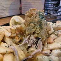 Bish texture - made with banana blossom  at BA-HA in Birmingham