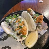 Shrimp bao tacos  at BA-HA in Birmingham