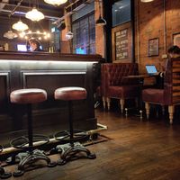 Bar area at BA-HA in Birmingham